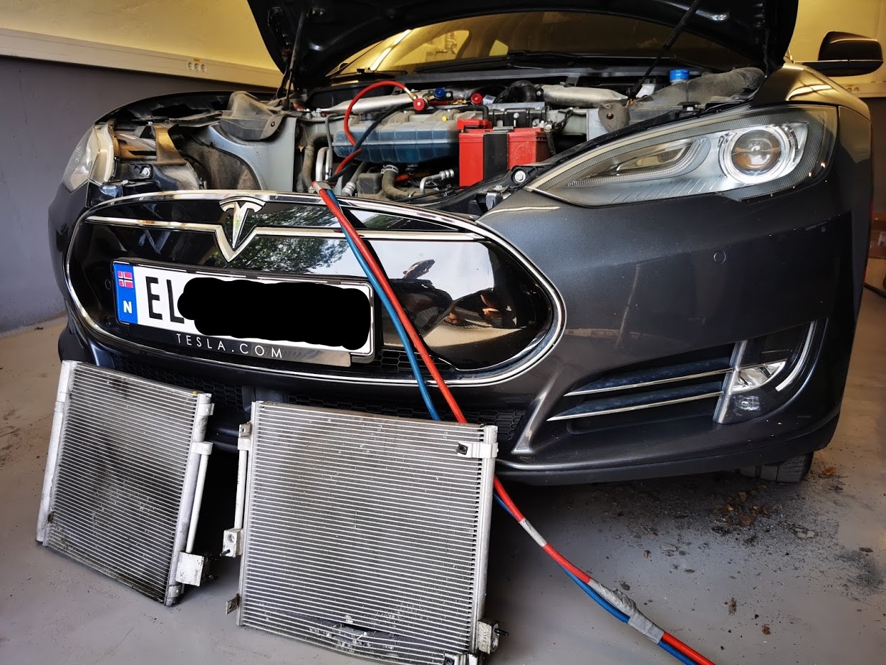 Tesla aircondition service og reparasjon av klimaanlegget » autoAC.no